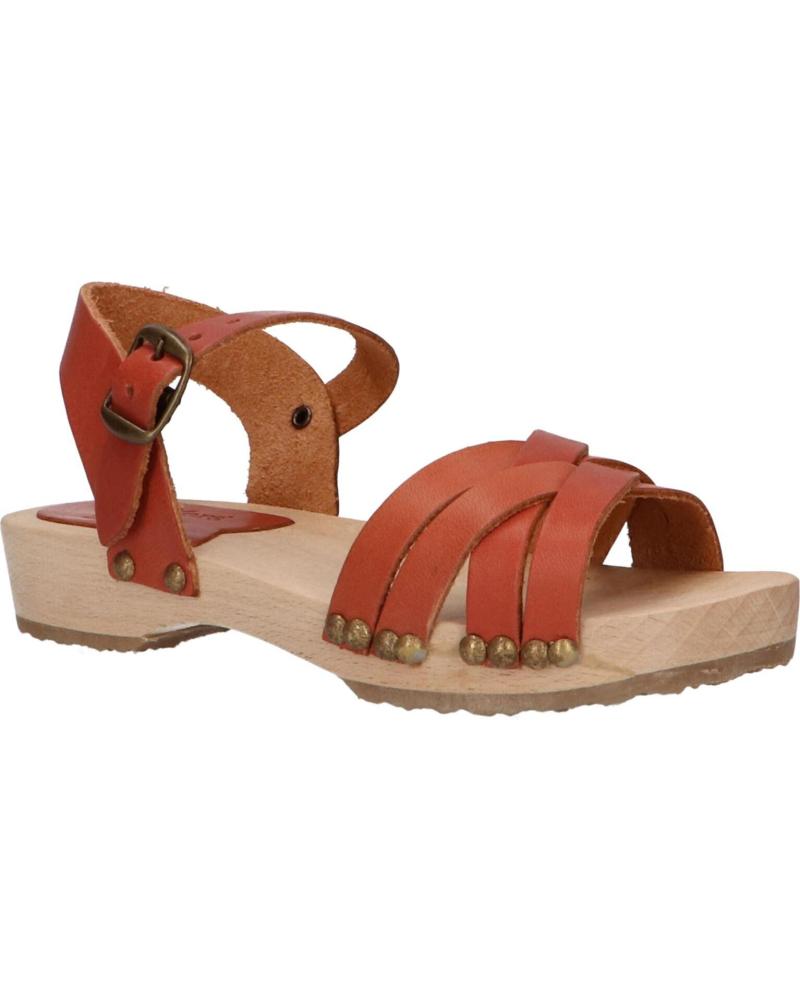 Sandalias De Ni A Kickers Solar Camel Brique