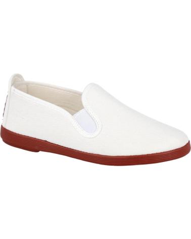 Zapatos L&R SHOES  de Mujer GENERICO - LONA DOS ELASTICOS  BLANCO