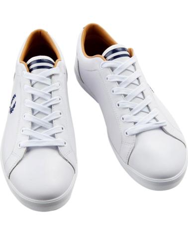 Chaussures pour Homme FRED PERRY ZAPATILLAS HOMBRE BASELINE LEATHER B4330 BLANCO