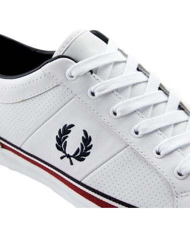 Zapatillas deporte de Hombre FRED PERRY B4331 200 BASELINE PERF LEATHER WHITE-NAVY