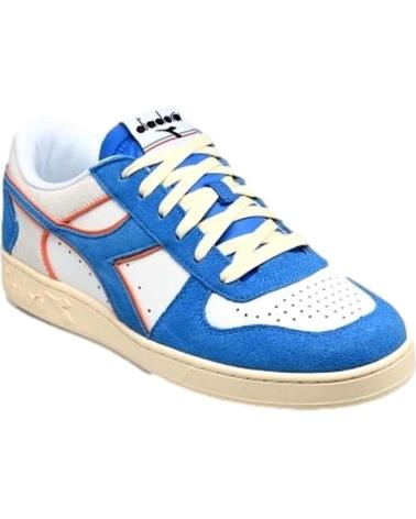 Scarpe sport DIADORA  per Uomo ZAPATILLAS MAGIC BASKET LOW SUED  ROYAL-WHITE