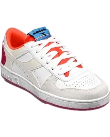 Sapatos Desportivos DIADORA  de Mulher ZAPATILLAS MAGIC BASKET LOW CROC  WHT-BACHELAR BUTTON-