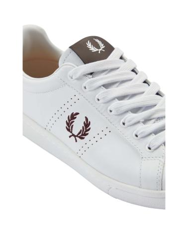 Scarpe sport FRED PERRY  per Uomo ZAPATILLAS LEATHER  WHITE