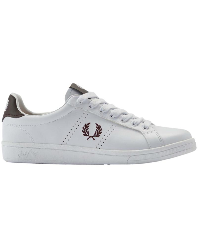 Scarpe sport FRED PERRY per Uomo ZAPATILLAS LEATHER WHITE Scarpe sport FRED PERRY per Uomo ZAPATILLAS LEATHER WHITE