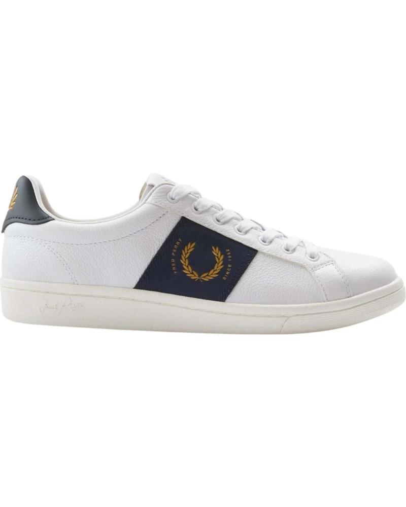 Zapatillas deporte FRED PERRY pour Homme ZAPATILLAS LEATHER-BRANDED WHITE Zapatillas deporte FRED PERRY pour Homme ZAPATILLAS LEATHER-BRANDED WHITE