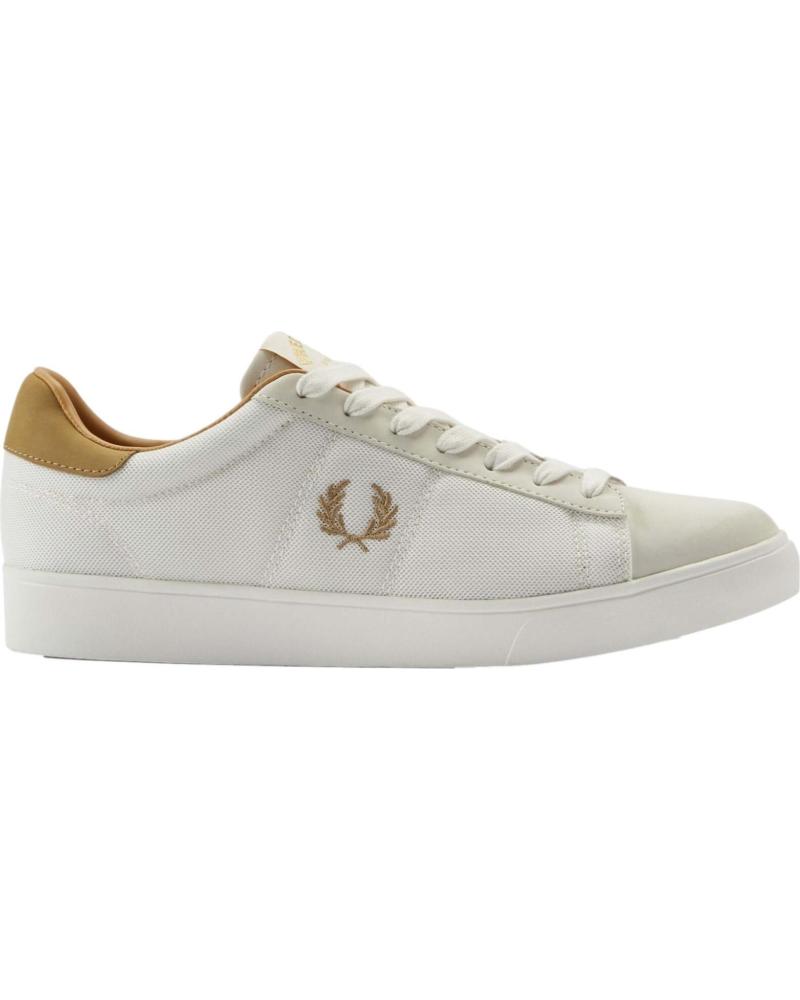 Zapatillas deporte FRED PERRY  pour Homme ZAPATILLAS SPENCER MESH-NUBUC  SNOW WHITE