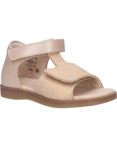 Sandalias de Niña KICKERS 784440-10 GIUSTICIA 111 BEIGE OR LEOPARD