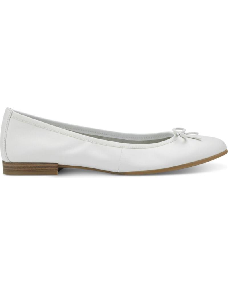 Woman Flat shoes TAMARIS BAILARINA  100 WHITE