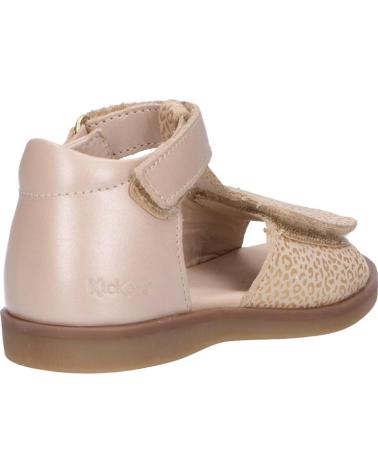 Sandalias de Niña KICKERS 784440-10 GIUSTICIA 111 BEIGE OR LEOPARD