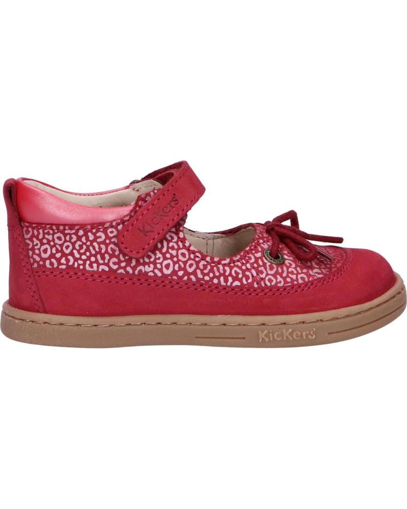 Zapatos de Niña KICKERS 784420-10 TAKYTA 132 ROSE FONCE LEOPARD
