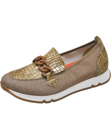 Mocasines de Mujer D`CUTILLAS DOCTOR CUTILLAS - MANOLETINAS DE PIEL Y REJILLA MUJER ADO CAMEL