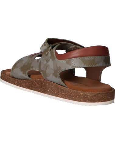 boy Sandals KICKERS 694911-30 FUNKYO  203 KAKI CAMOUFLAGE