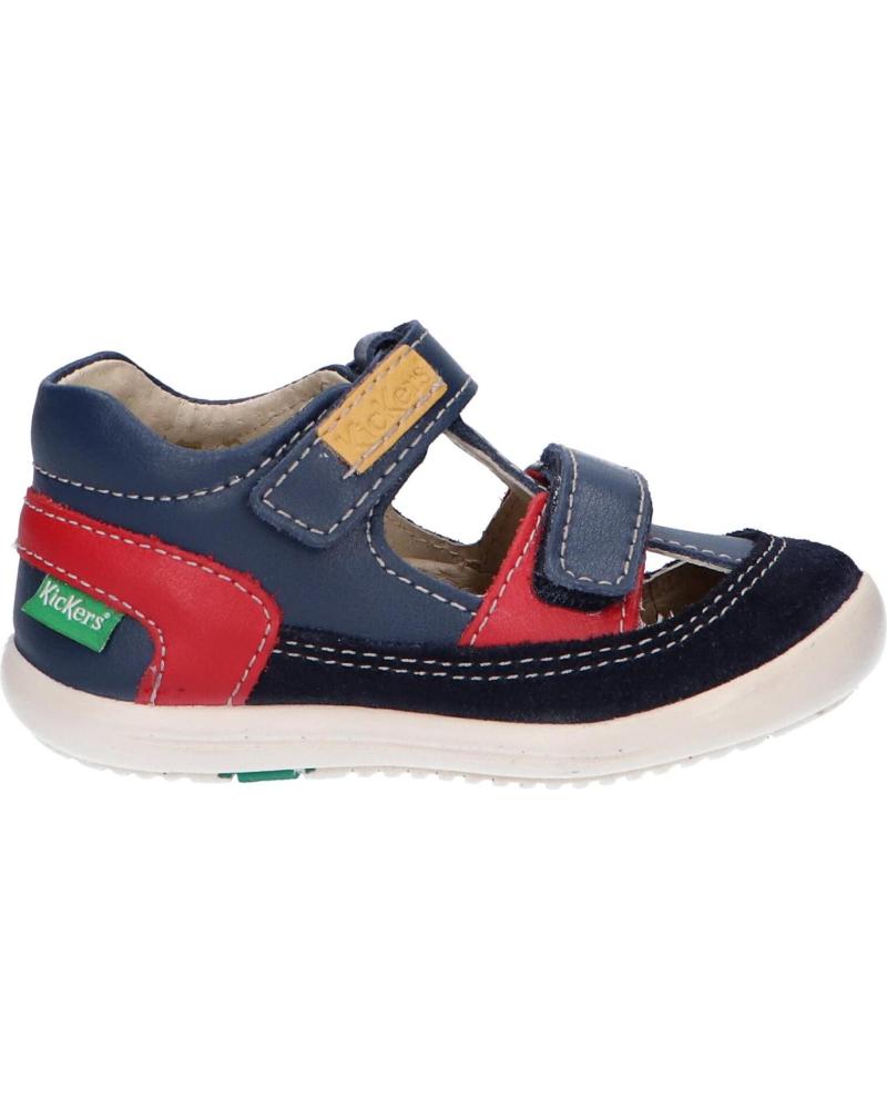 Chaussures KICKERS  pour Garçon 692390-10 KID  10 MARINE