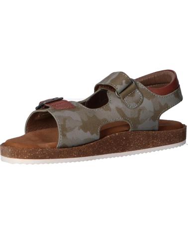 boy Sandals KICKERS 694911-30 FUNKYO  203 KAKI CAMOUFLAGE