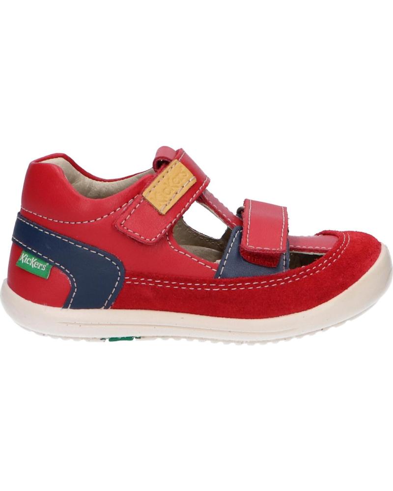 boy shoes KICKERS 692390-10 KID 4 ROUGE boy shoes KICKERS 692390-10 KID 4 ROUGE