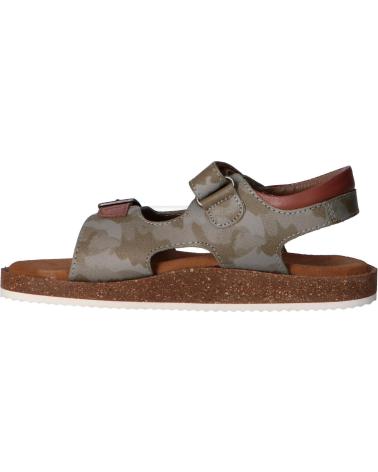 boy Sandals KICKERS 694911-30 FUNKYO  203 KAKI CAMOUFLAGE