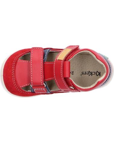boy shoes KICKERS 692390-10 KID  4 ROUGE