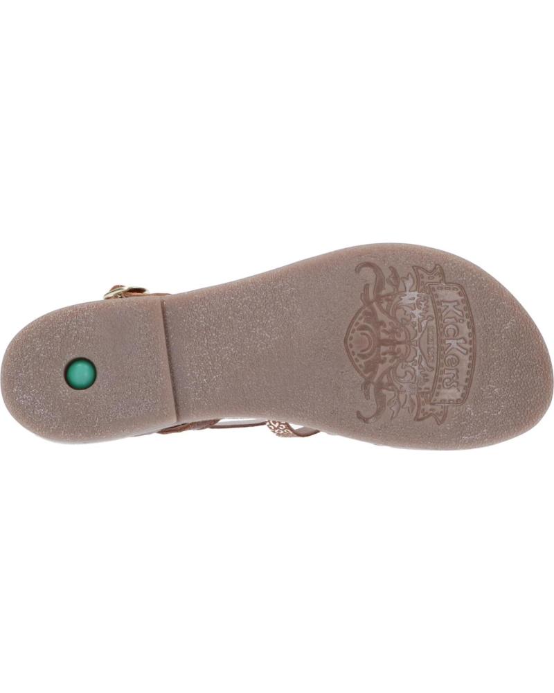 Sandales De Mujer KICKERS 695573 30 DIXON 93 MARRON CAMEL LEOPARD