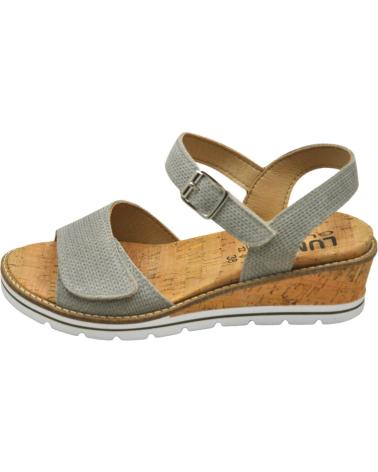 Woman Sandals LUMEL SANDALIA BIO RECICLABLE PARA PLANTILLAS MUJER 1230-10  1177 KHAKI SANSEVERO