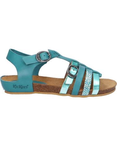 Sandalias de Mujer y Niña KICKERS 784650-30 BOBBAN 223 TURQUOISE METALLISE
