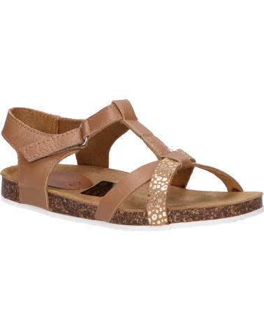 Sandalias de Niña KICKERS 784662-30 BODERY 116 CAMEL MARRON LEOPARD