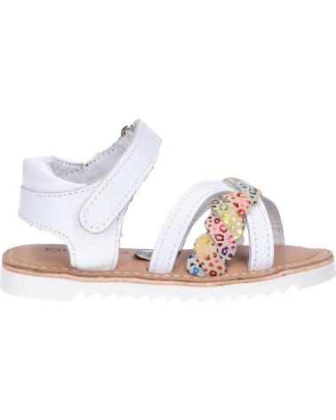 Sandalias de Mujer y Niña KICKERS 784702-30 SHARKKY 33 BLANC MULTICOLOR LEOPARD