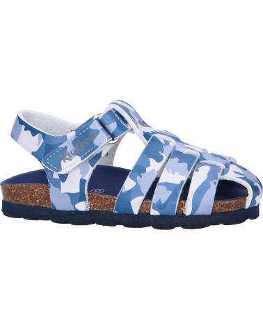 Sandálias KICKERS  de Menino 622389-10 SUMMERTAN  51 BLEU CAMOUFLAGE