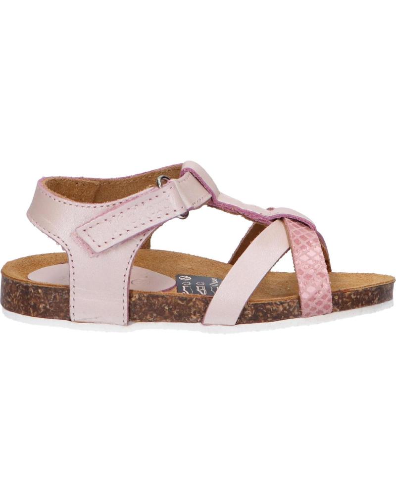 Sandalias de Niña KICKERS 784660-30 BODERY 133 ROSE REPTILE