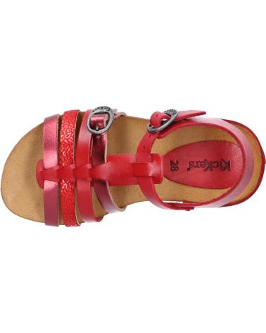 Sandalias de Mujer y Niña KICKERS 784650-30 BOBBAN 43 ROUGE METALLISE