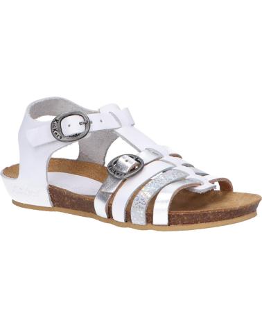 Sandalias de Mujer y Niña KICKERS 784650-30 BOBBAN 31 BLANC METALLISE