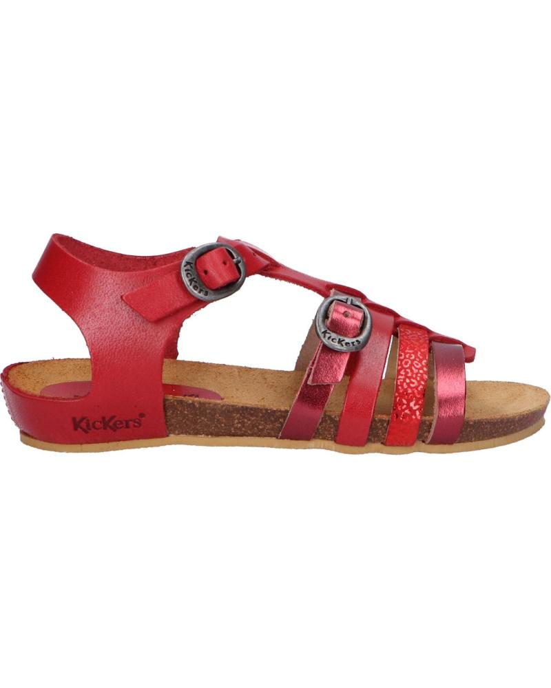 Sandalias de Mujer y Niña KICKERS 784650-30 BOBBAN 43 ROUGE METALLISE