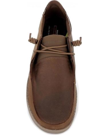 SKECHERS SNEAKERS HOMBRE RELAXED FIT MELSON-RAMILO MARRON MARRóN