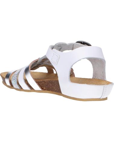 Sandalias de Mujer y Niña KICKERS 784650-30 BOBBAN 31 BLANC METALLISE