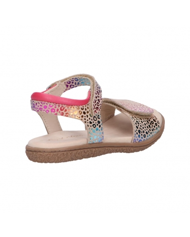 Woman and girl Sandals KICKERS 784590-30 VEPIUMA  113 BEIGE ROSE MULTICOLOR