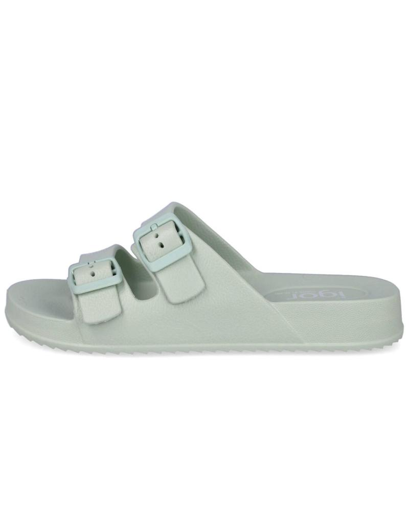 Chanclas de Mujer IGOR S10318 SANDALIA DE ESTILO BIO CON MENTA