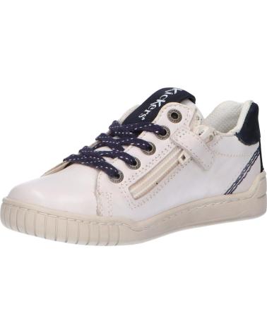 Sapatilhas de Mulher e Menina e Menino KICKERS 784740-30 WINAX 33 BLANC MARINE