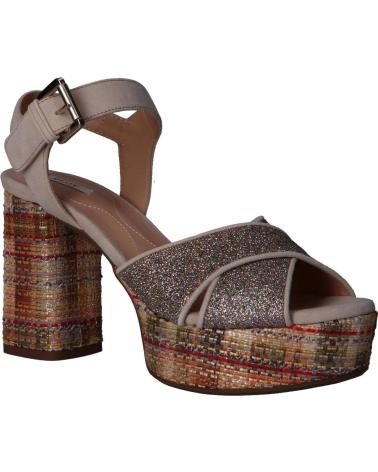 Sandalen für Damen GEOX D928WB 021EW D GALENE C6738 LT TAUPE