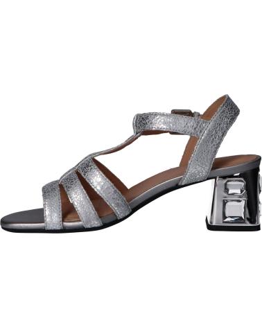 Woman Sandals GEOX D92DVA 000KY D SEYLA S MID PLU C1007 SILVER