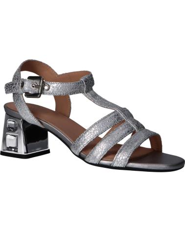 Woman Sandals GEOX D92DVA 000KY D SEYLA S MID PLU C1007 SILVER