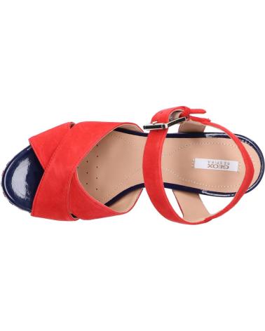 Woman Sandals GEOX D828WC 00021 D GALENE C7452 SCARLET