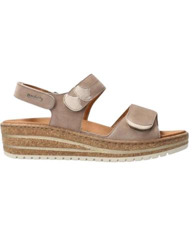 Woman Sandals MEPHISTO RILEY PIEL TAUPE  TAUPE