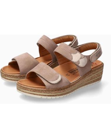 Sandalen für Damen MEPHISTO RILEY PIEL TAUPE