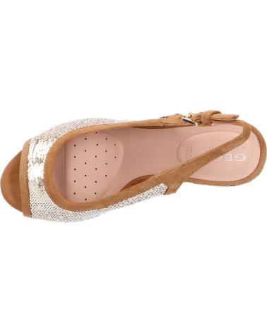 Sandalen für Damen GEOX D92CFF 0AT21 D YULIMAR C2X2D GOLD-CURRY