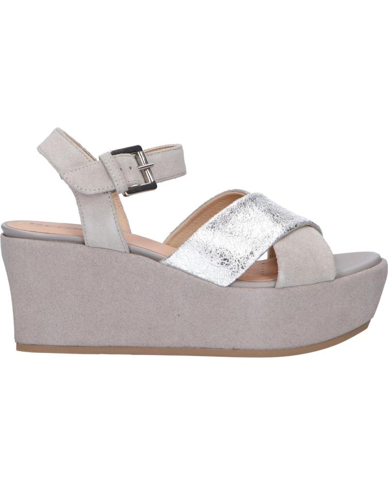 Woman Sandals GEOX D92CEB 0VI22 D ZERFIE  C0898 SILVER-LT GREY