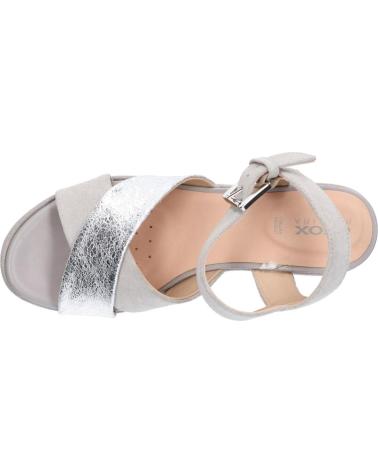 Woman Sandals GEOX D92CEB 0VI22 D ZERFIE  C0898 SILVER-LT GREY
