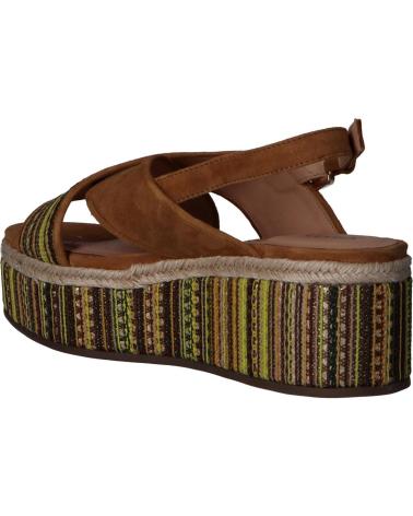 Woman Sandals GEOX D92CXE 021DS D SHAKIMA C2DE3 CURRY-PISTACHIO