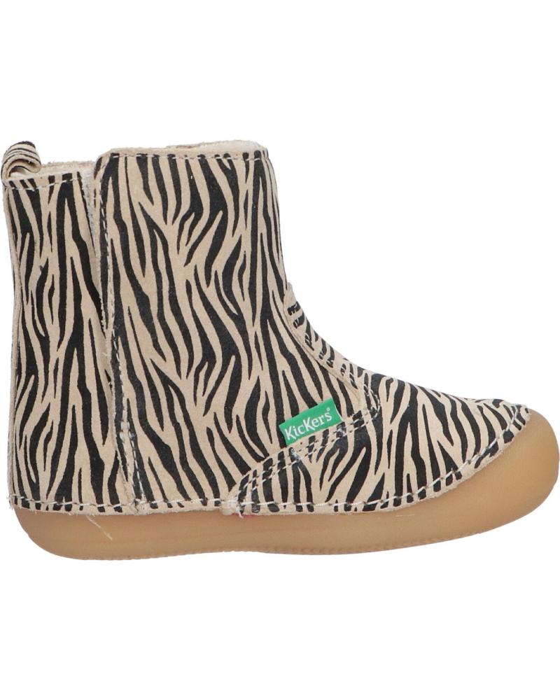 Botas de Niña KICKERS 739123-10 SOCOOL 31 BLANC