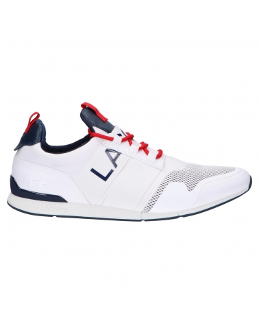 Sportschuhe LACOSTE  für Herren 39CMA0008 MENERVA ELITE 1  407 WHT-NVY-RED