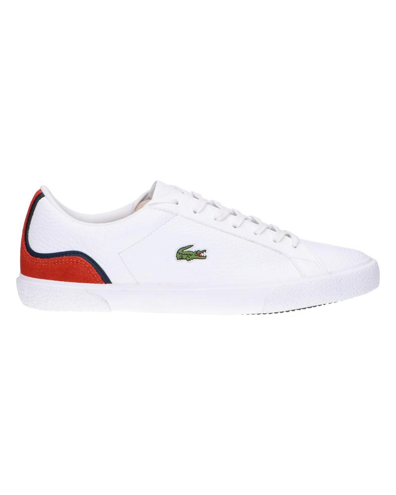 Zapatillas deporte LACOSTE  de Hombre 39CMA0064 LEROND 120 7 CM  1U2 WHT-ORG