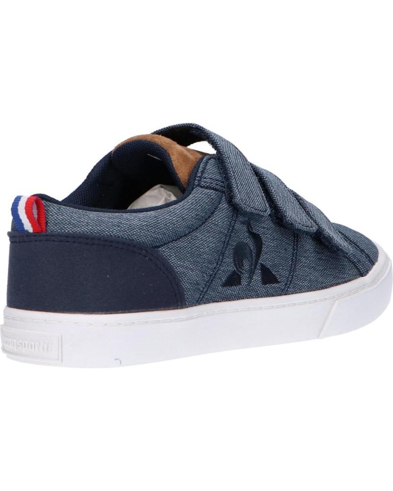 Trainers De Nina LE COQ SPORTIF 2010024 VERDON CLASSIC DRESS BLUE TAN